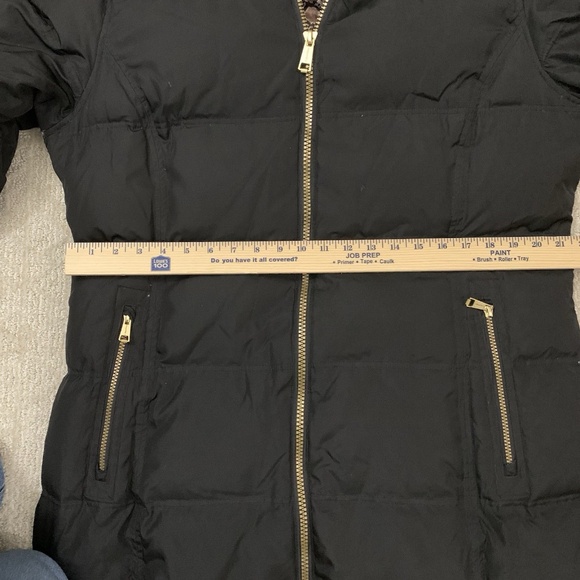 Calvin Klein Goose Duck Down Long Jacket Women's PXL Coat Hooded Snow Classic - Picture 3 of 11